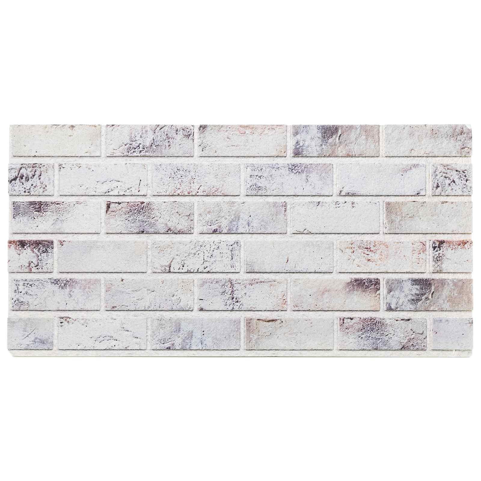 Wandpaneele 10 pcs Ziegel 100 x 50 cm EPS-Schaum