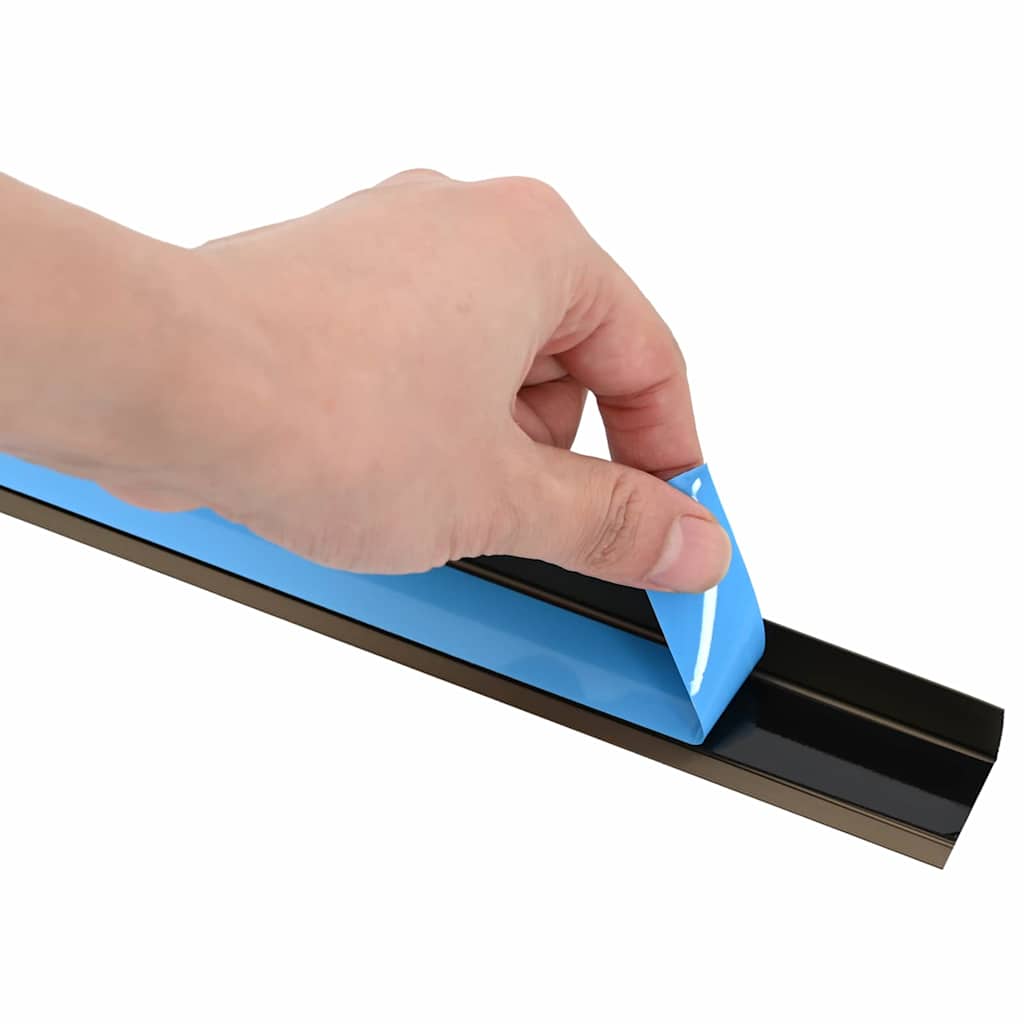 Treppenkantenprofile in L-Form 15 Stk. Aluminium 90 cm Silbern