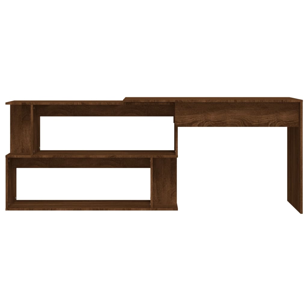 Eckschreibtisch Weiß 200x50x76 cm Holzwerkstoff