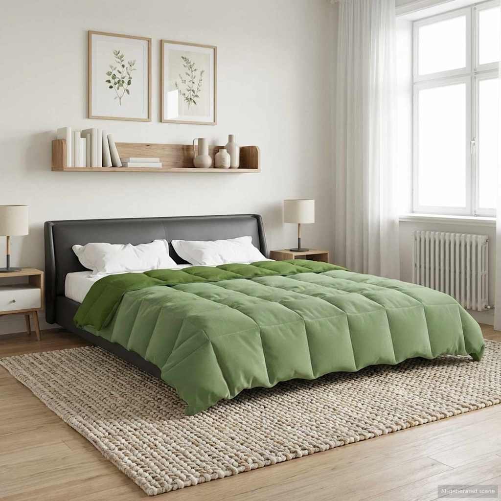 Sommerdecke Gesteppt Anthrazit 135 x 200 cm Mikrofaser