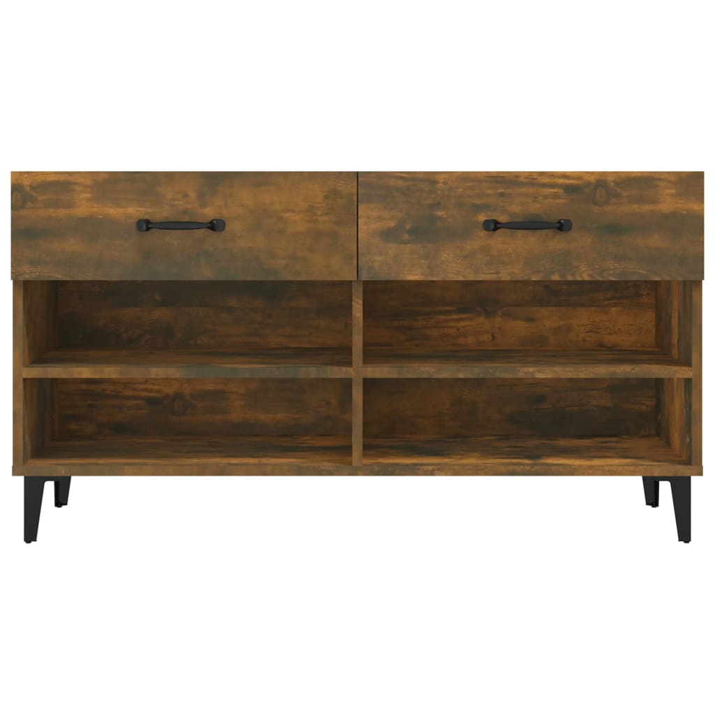 Schuhschrank Weiß 102x35x55 cm Holzwerkstoff