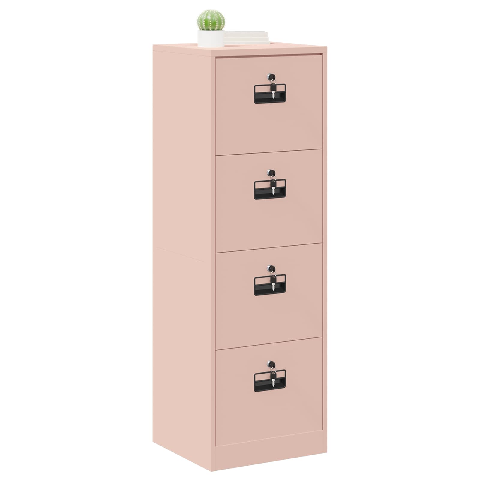 Aktenschrank 2 pcs Schwarz 44 x 50 x 139 cm Kaltgewalzter Stahl