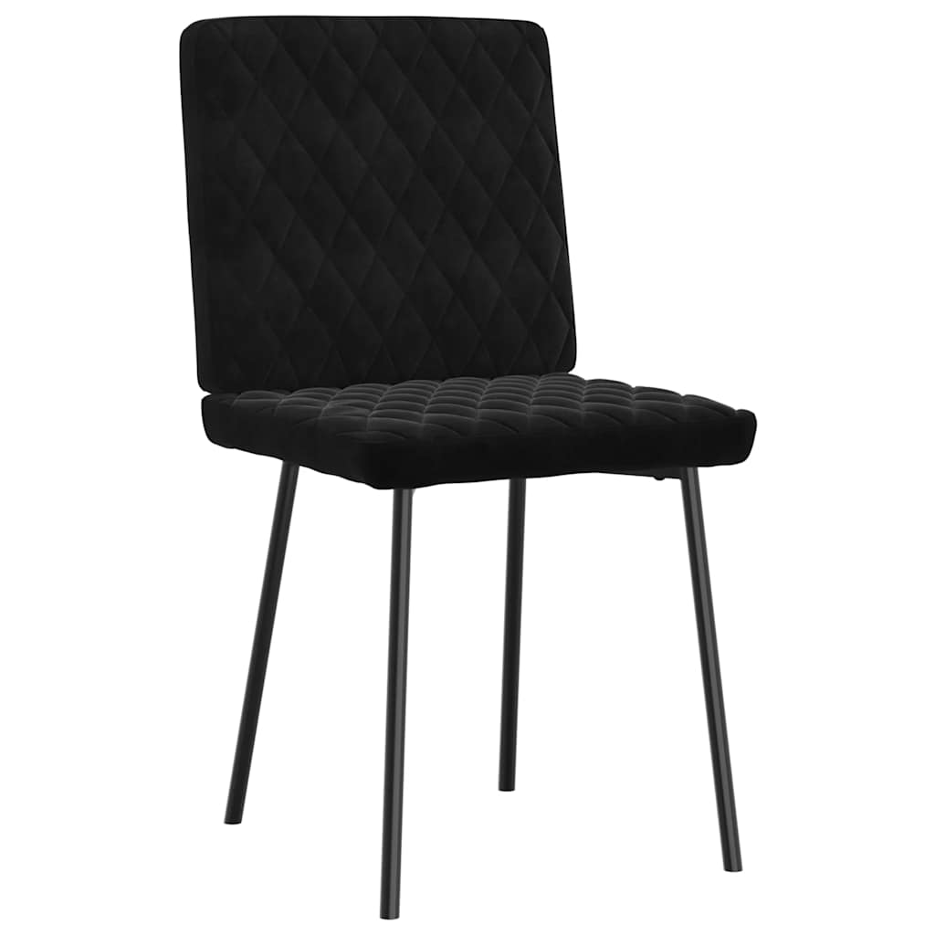 Esszimmerstühle 4 Stk. Creme Samt