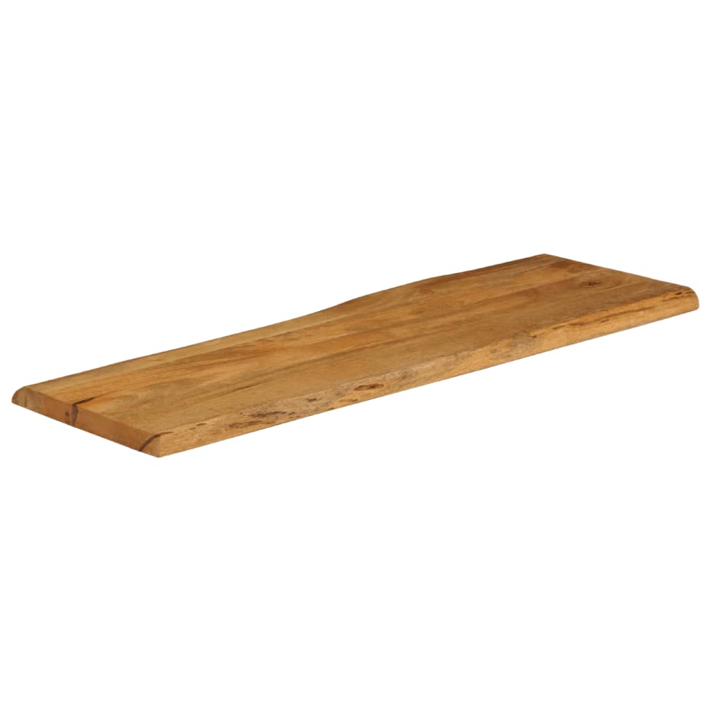 Tischplatte 40x40x2,5 cm Rechteckig Massivholz Akazie Baumkante