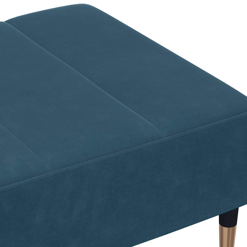 Fußhocker Hellgrau 77x55x31 cm Samt
