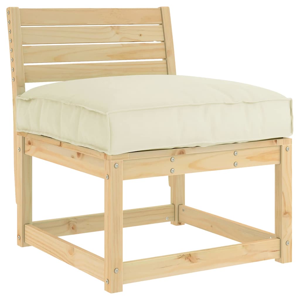 Kissen Anthrazit 80 x 80 x 12 cm Oxford-Stoff