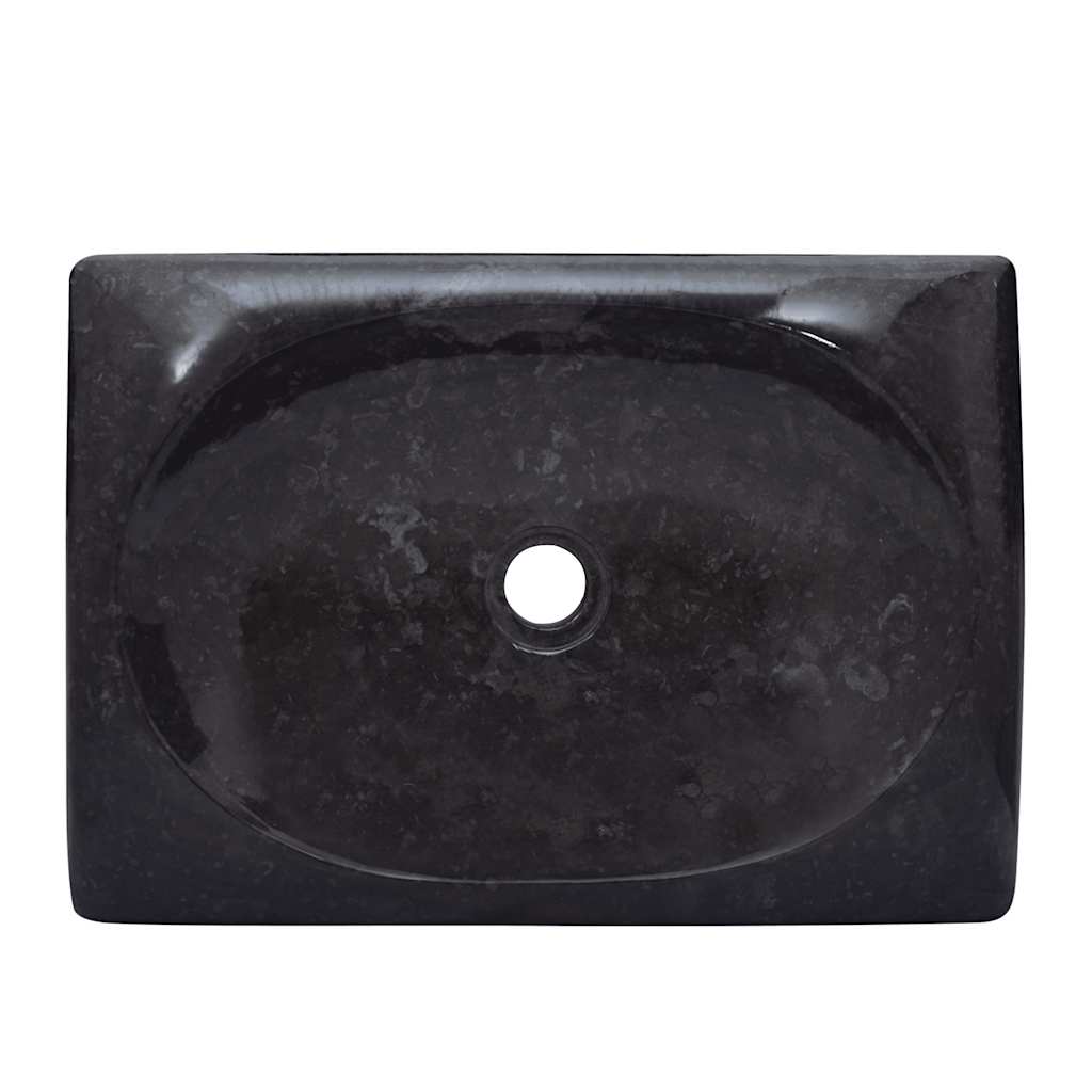 Waschbecken Creme 50x35x10 cm Marmor