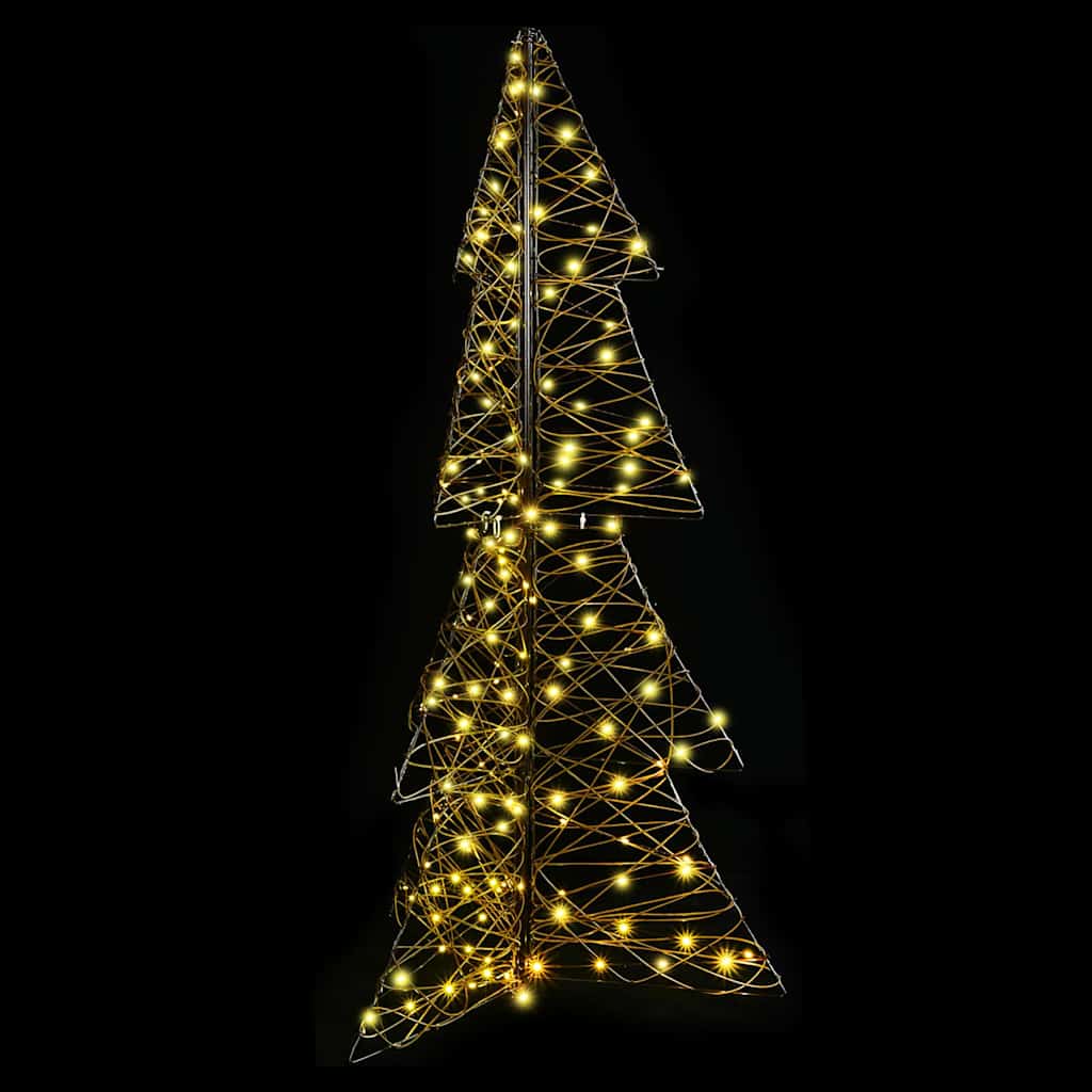 Weihnachtsbaum mit 100 LEDs Warmes Weiß 120 cm PET
