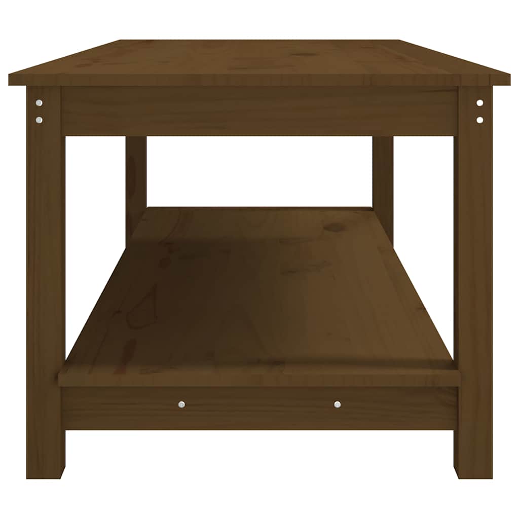 Couchtisch 110x55x45 cm Massivholz Kiefer