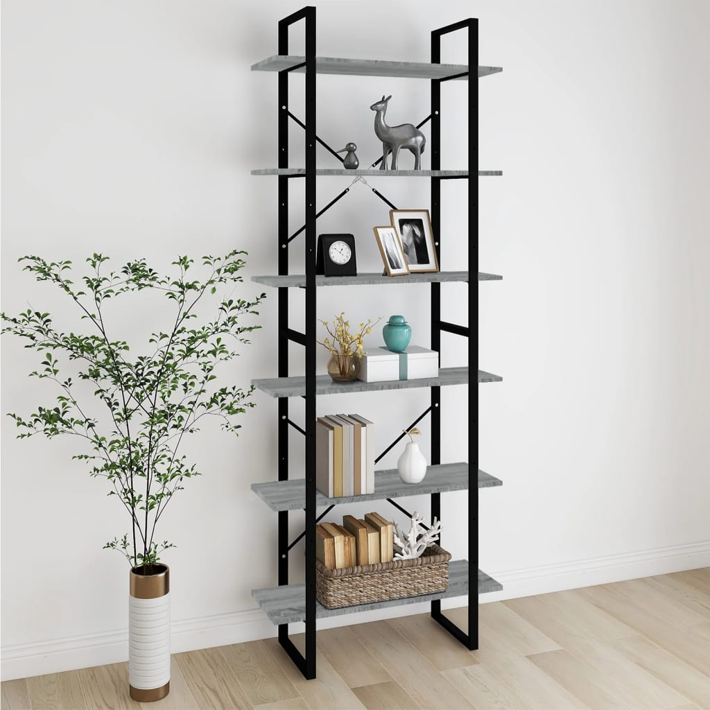 Bücherregal Weiß 80x30x105 cm Holzwerkstoff