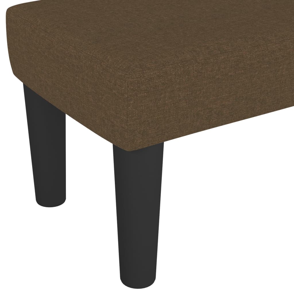 Sitzbank Hellgrau 70x30x30 cm Stoff