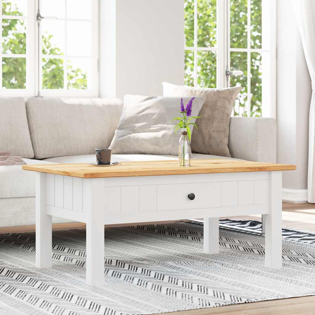Couchtisch 100x60x43,5 cm Massivholz Panama-Kiefer