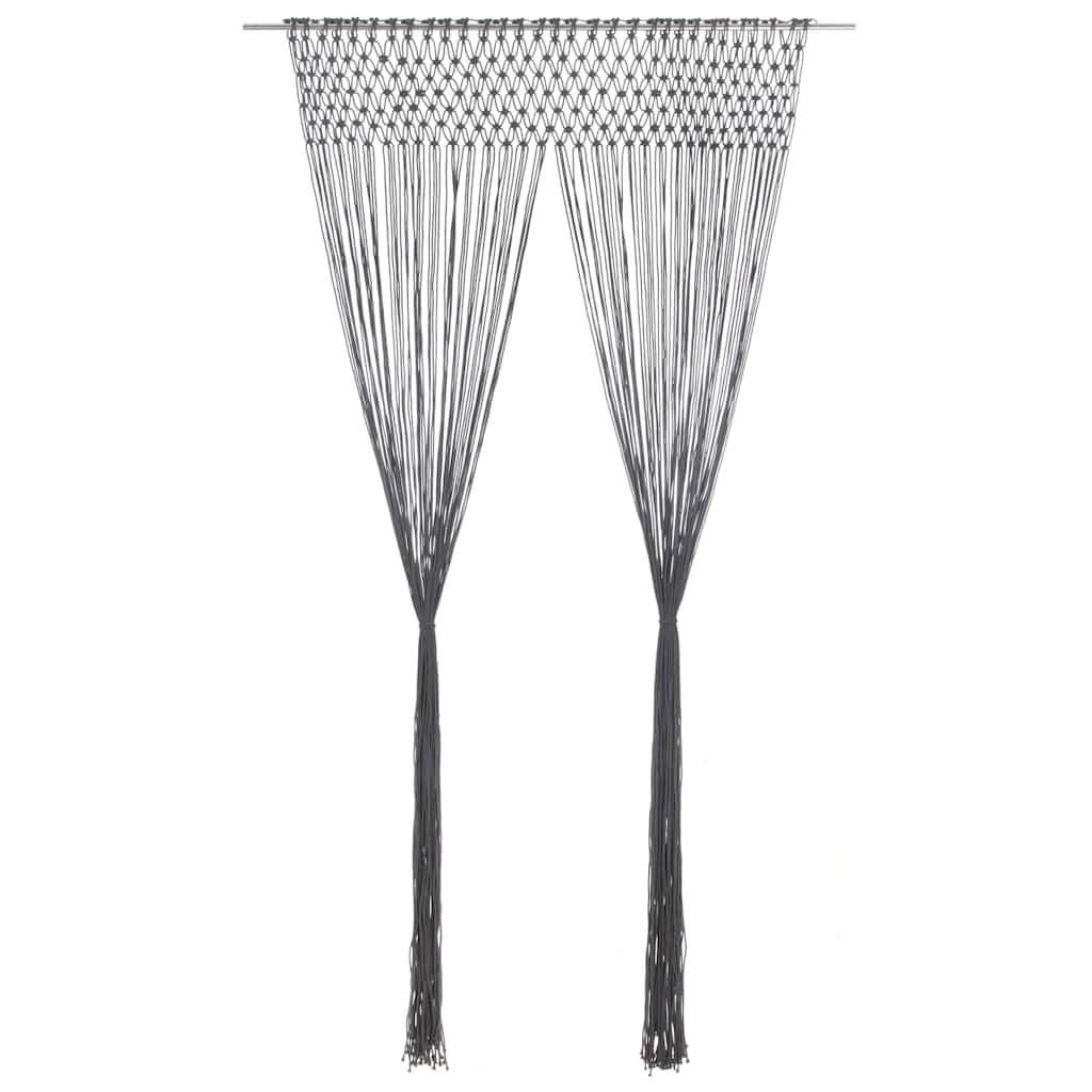 Makramee Vorhang 140×240 cm Baumwolle