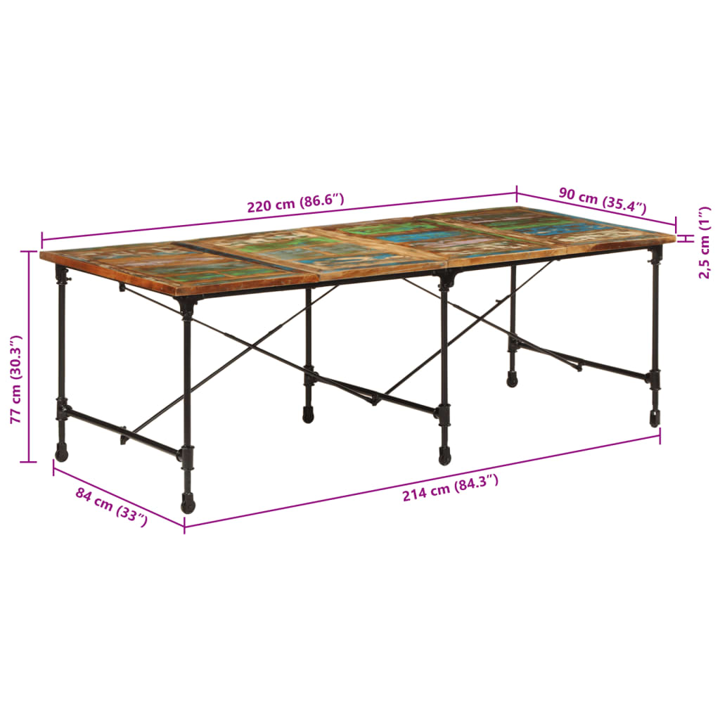 Esstisch Massivholz Mango 180 cm