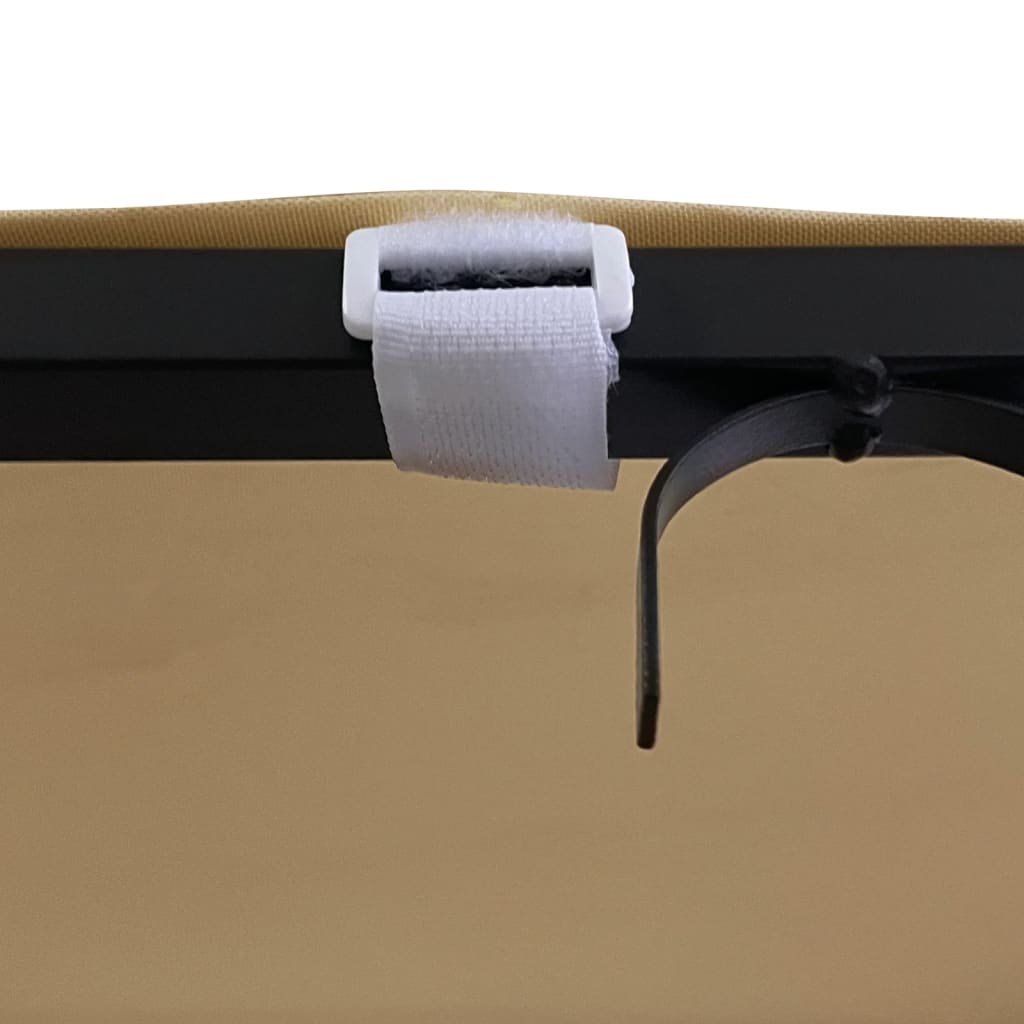 Markise Creme 4x3 m 180 g/m² Stoff und Stahl