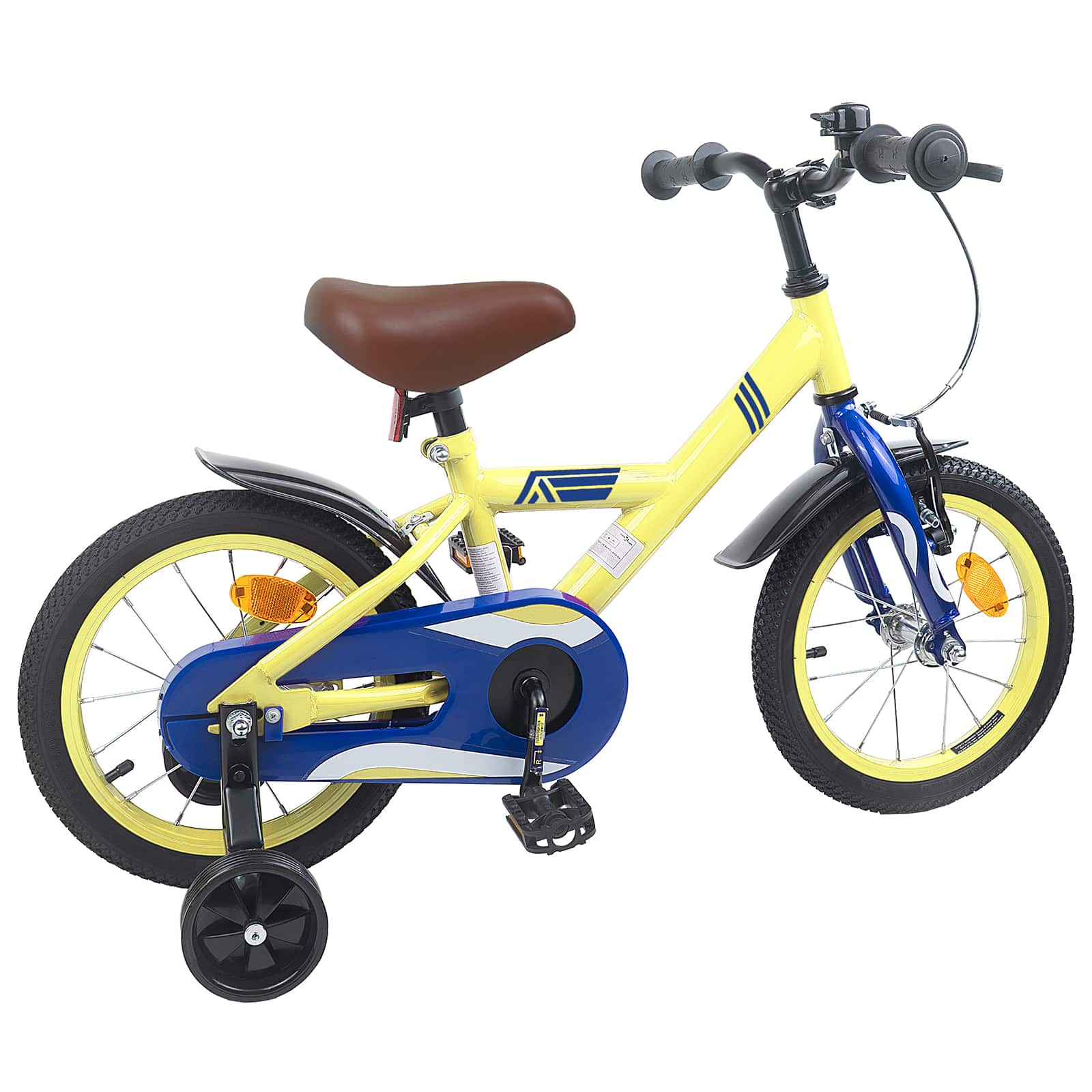 Kinderfahrrad 12 Zoll für 2-4 Jahre alt Gelb
