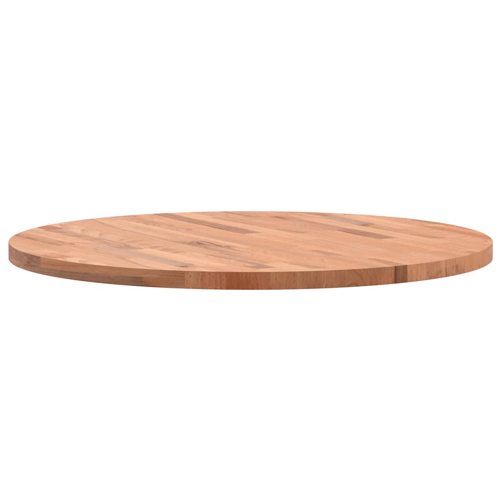 Tischplatte Ø30x1,5 cm Rund Massivholz Buche