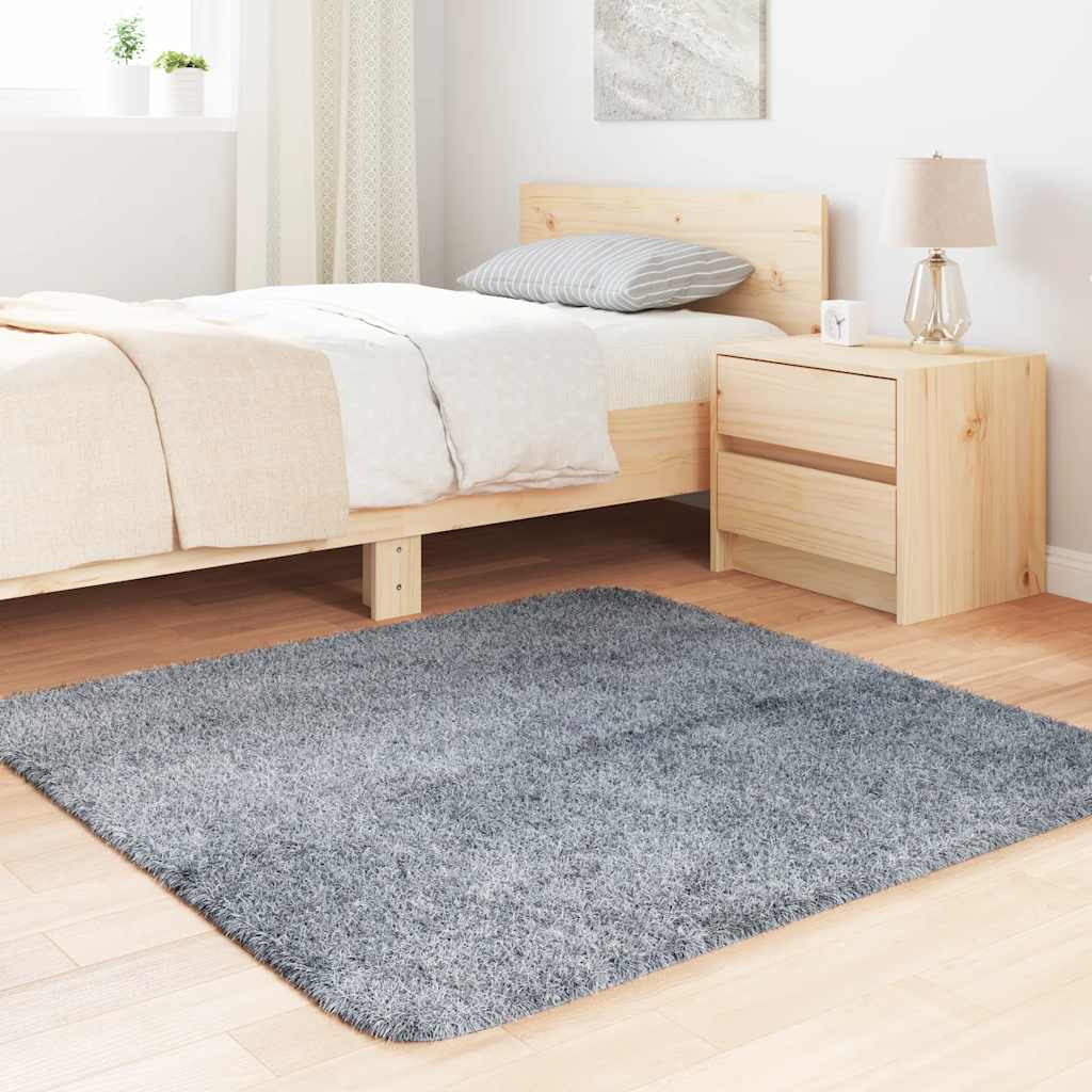 Teppich Shaggy Hochflor NAVARRA Beige 60x100 cm Polyester