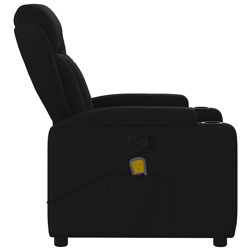 Massage-Relaxsessel, hellgrauer Stoff