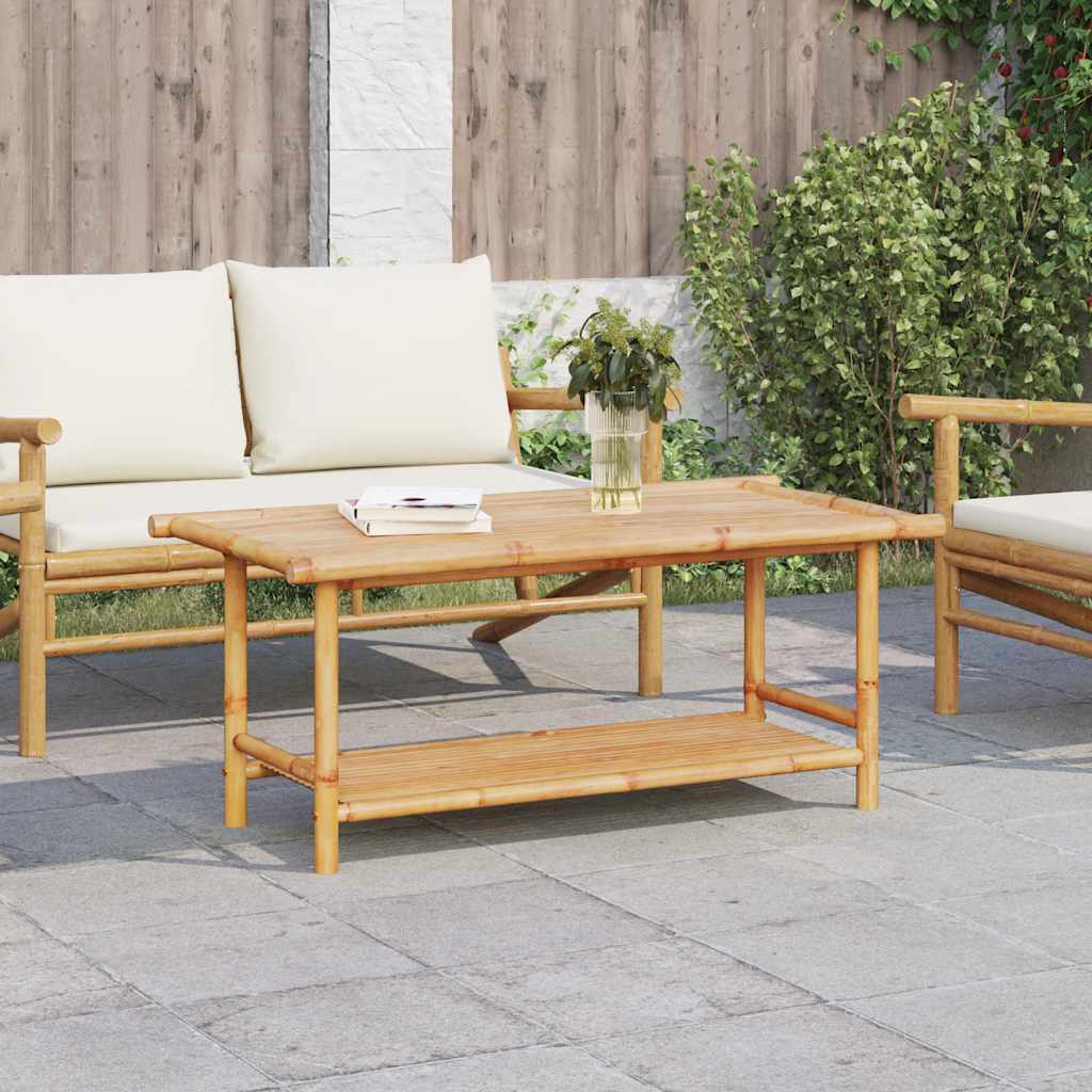 Couchtisch 45x45x45 cm Bambus