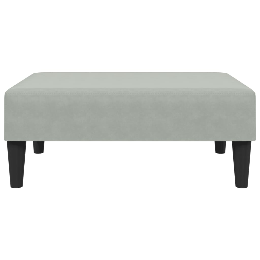 Fußhocker Blau 77x55x31 cm Samt