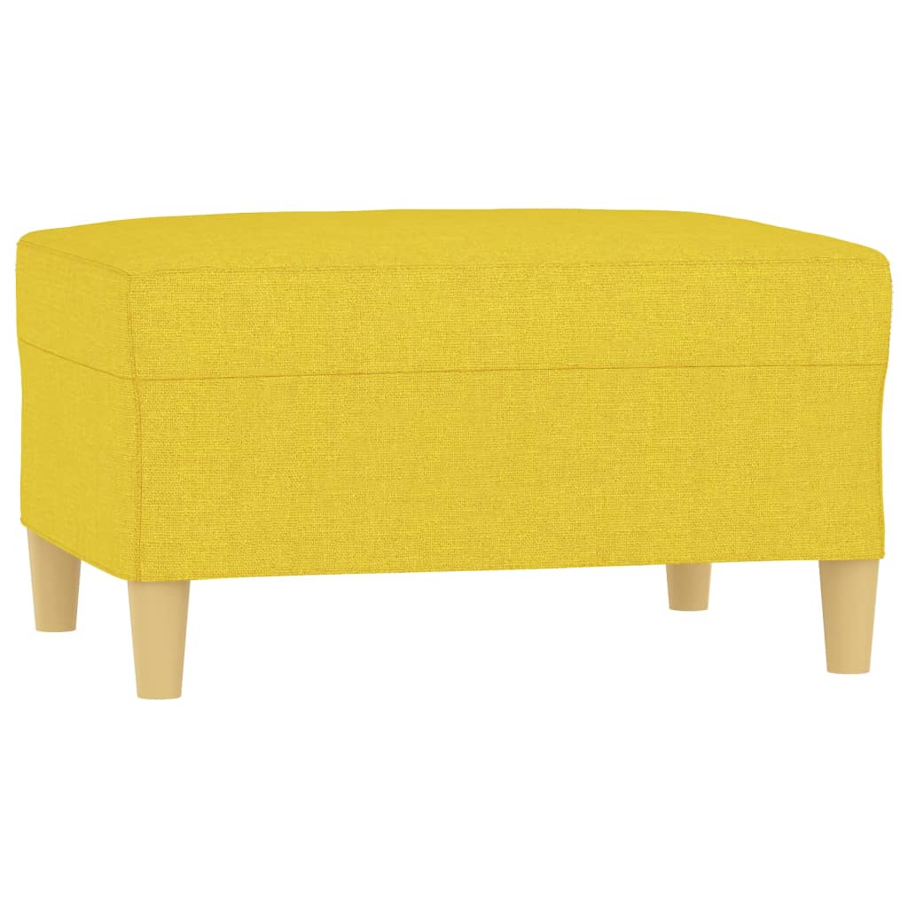 Fußhocker Hellgrau 60x50x41 cm Stoff