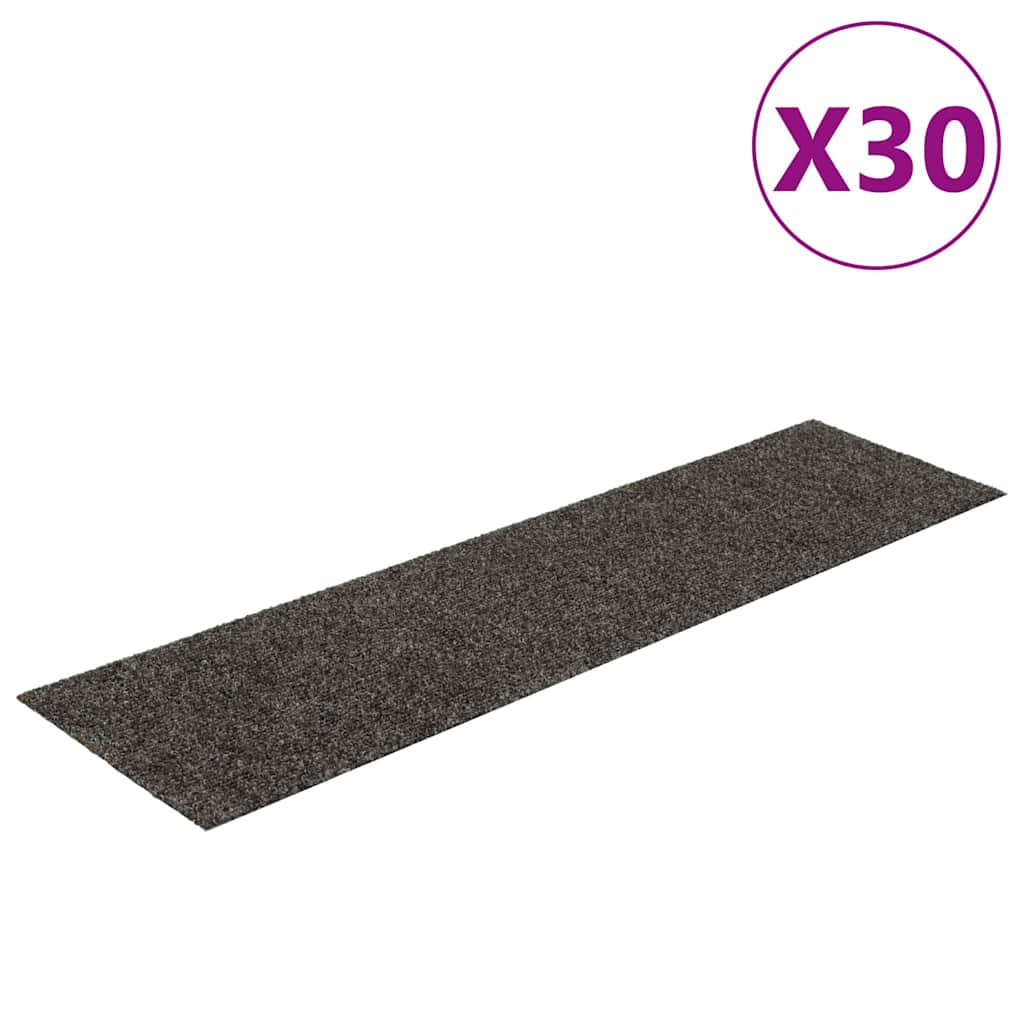 Stufenmatten Selbstklebend 15 Stk. 60x25 cm Hellbraun Rechteckig