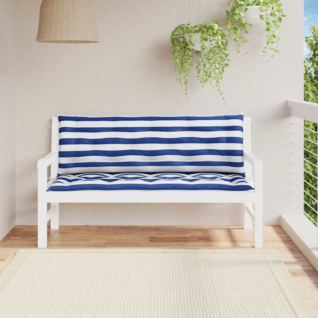 Gartenbank-Auflage Anthrazit 100x(50+50)x7 cm Oxford-Gewebe