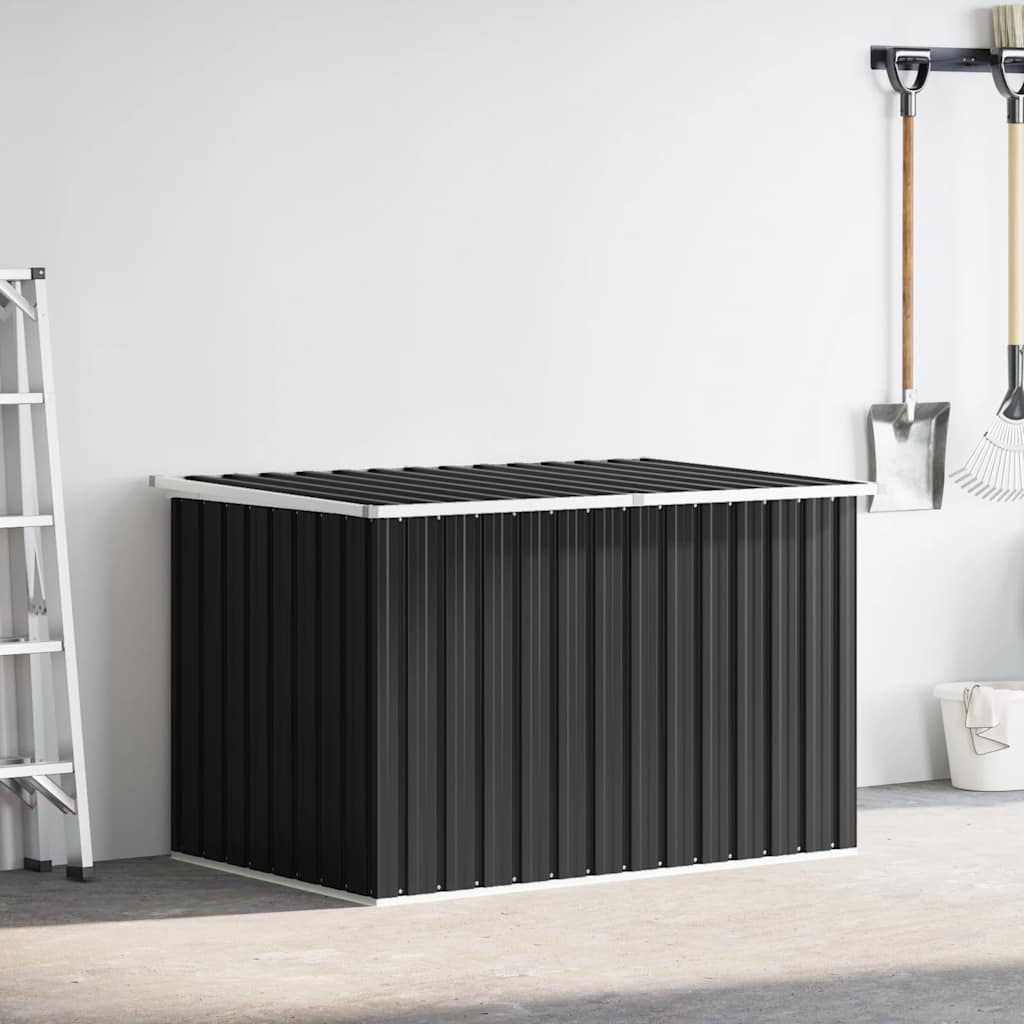 Außenlagerbox Holz 109 x 67 x 65 cm Verzinkter Stahl
