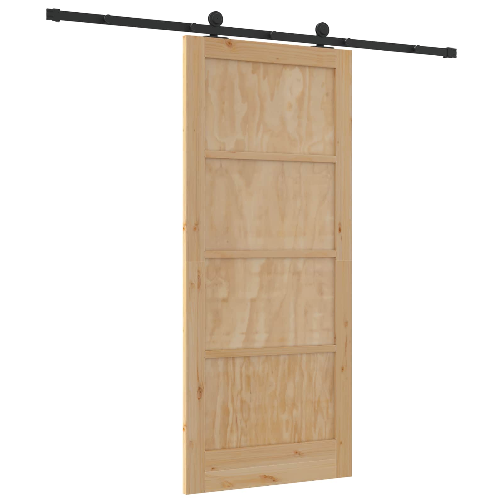 Schiebetür ORKDAL Natur 61 x 198,5 cm Massives Kiefernholz