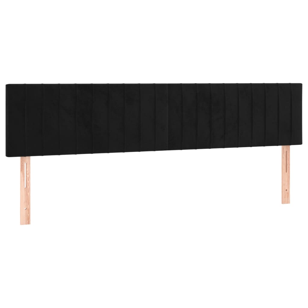 Kopfteil Hellgrau 80x5x118/128 cm Samt