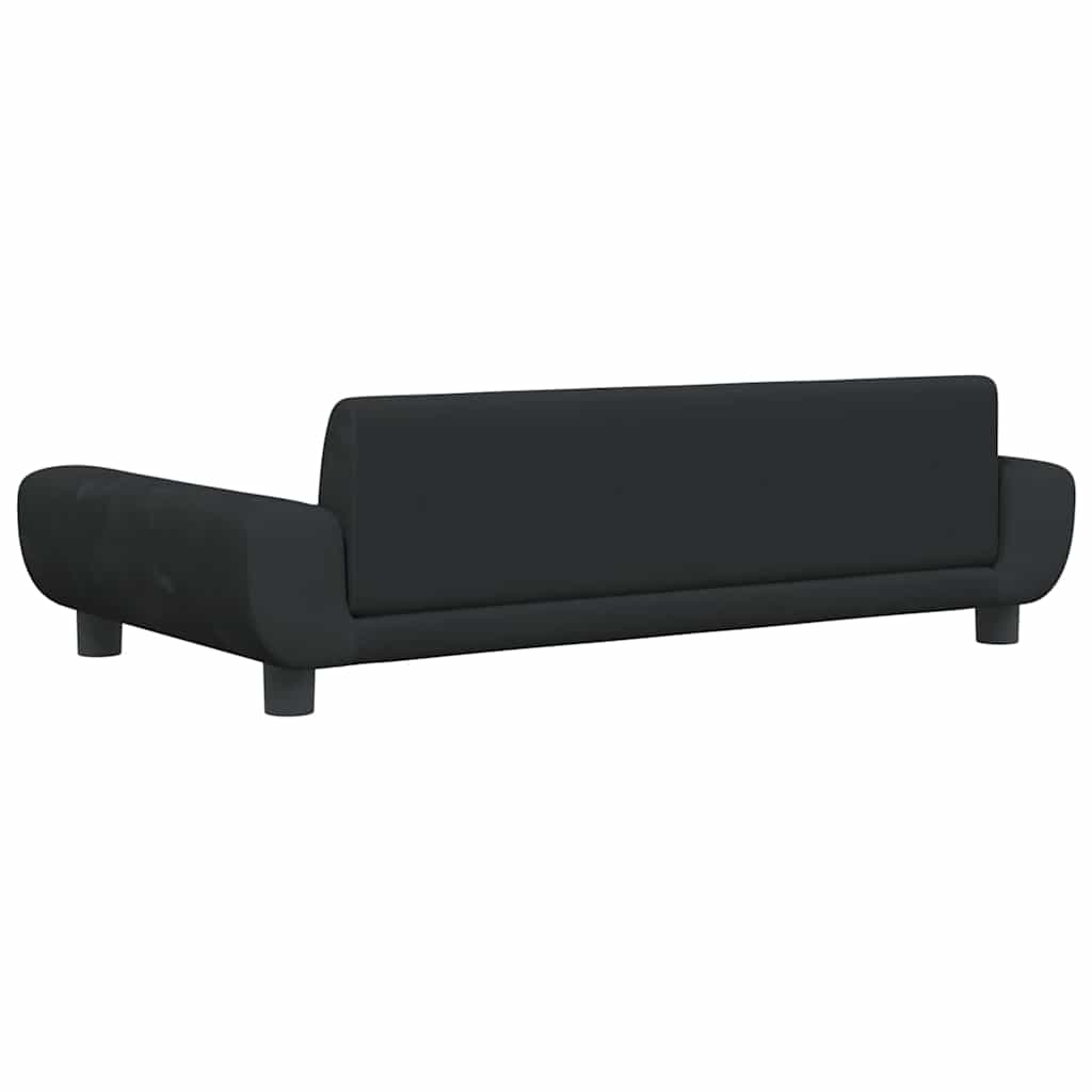 Kindersofa Blau 100x54x33 cm Samt