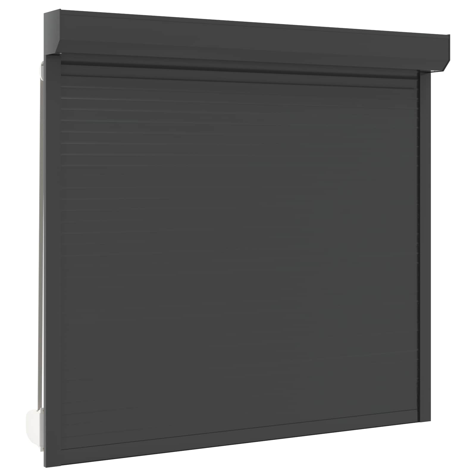 Rollladen Weiß 70 x 100 cm Aluminium und Polyurethan
