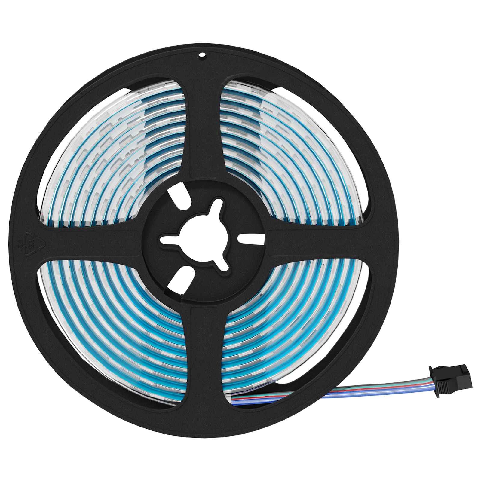 LED Streifen 2 pcs Schwarz und Transparent 3000 mm