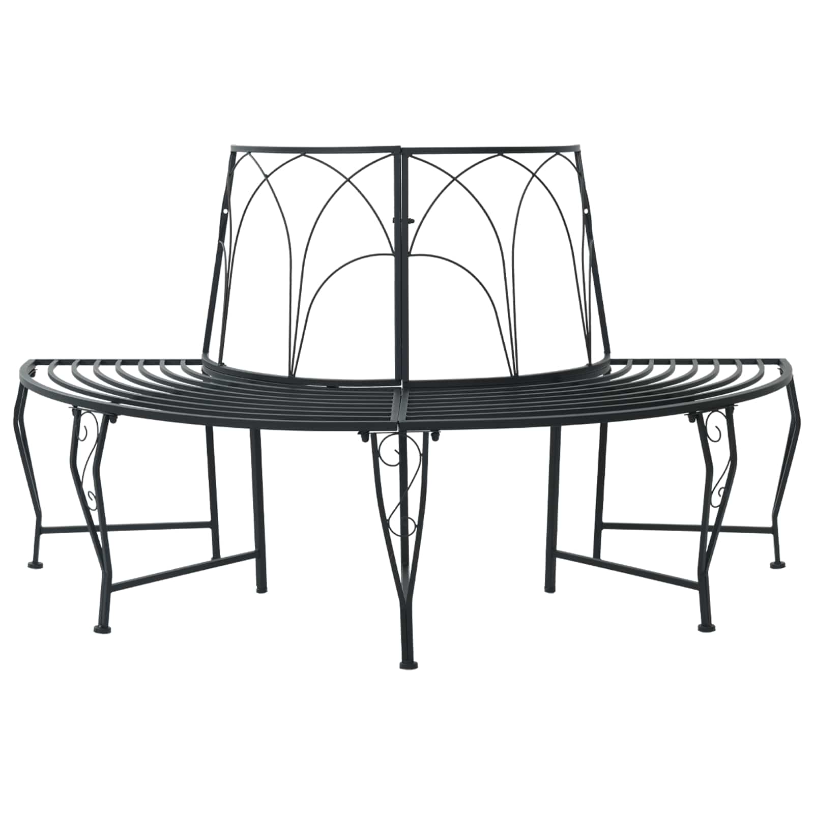 Baumbank 160 cm Stahl