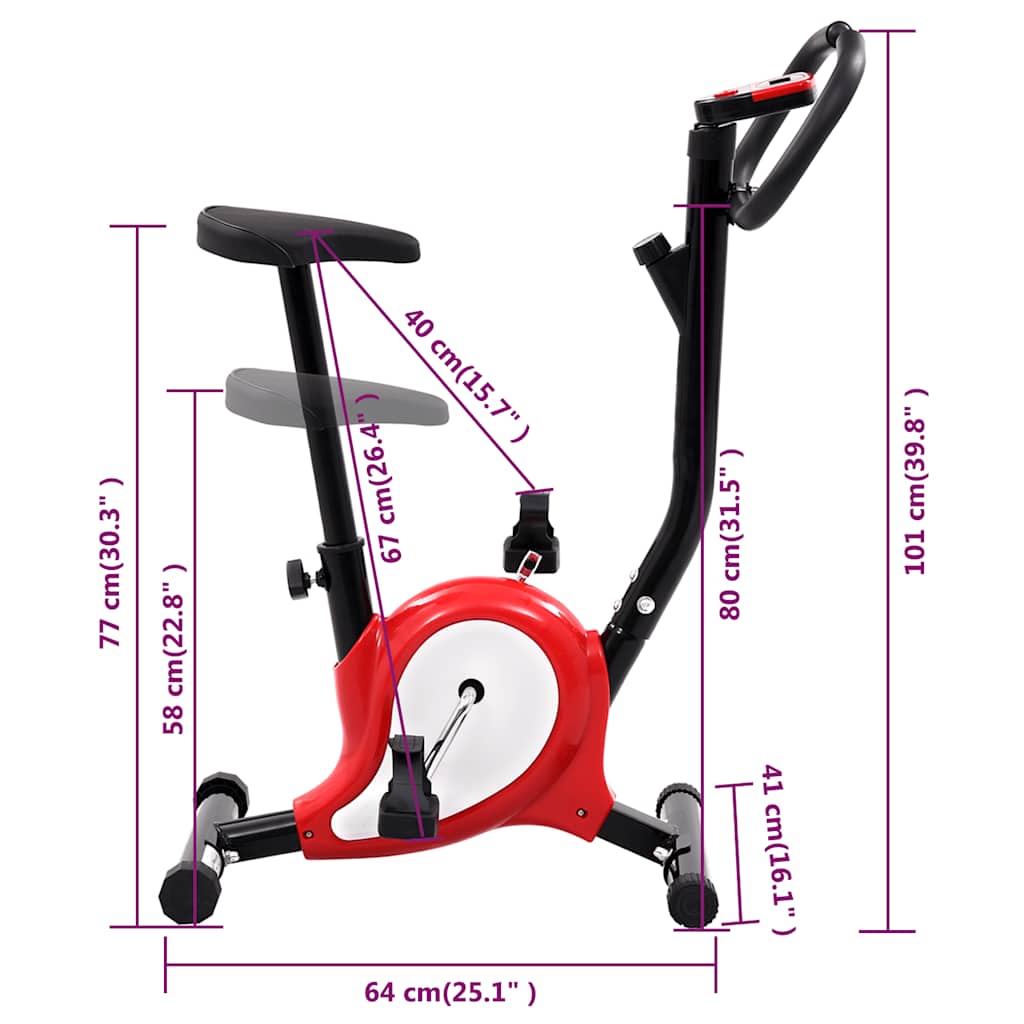 Heimtrainer mit Riemenantrieb Schwarz