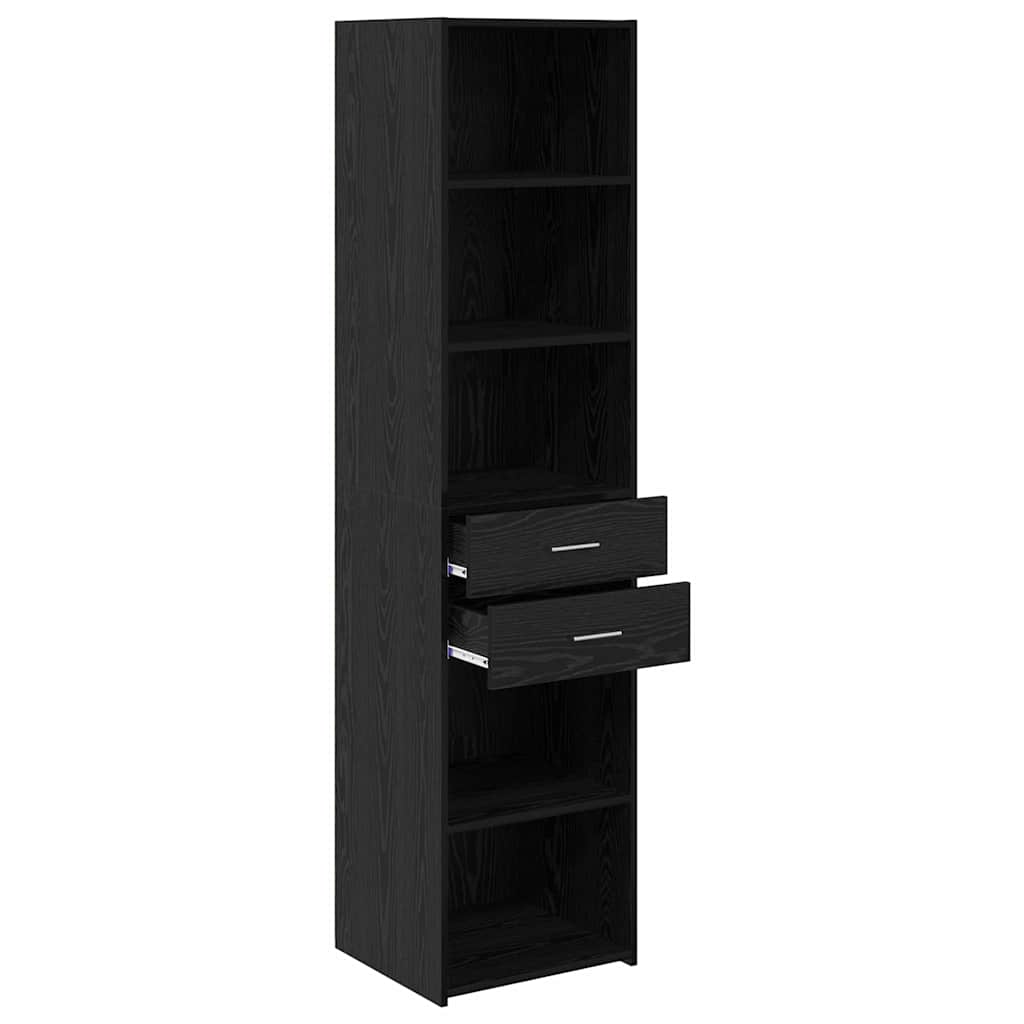 Highboard Altholz 45 x 42,5 x 185 cm Holzwerkstoff