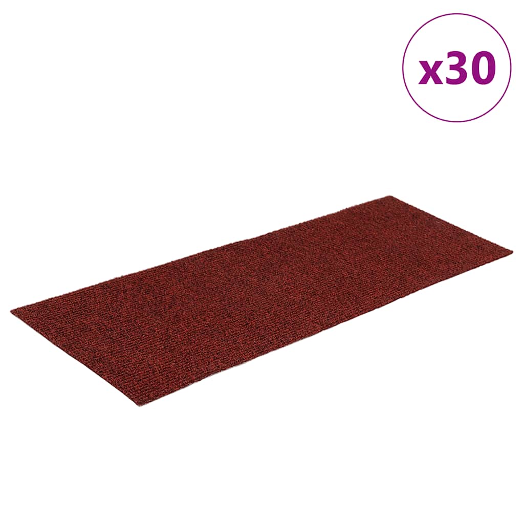Stufenmatten Selbstklebend 15 Stk. 60x25 cm Hellbraun Rechteckig