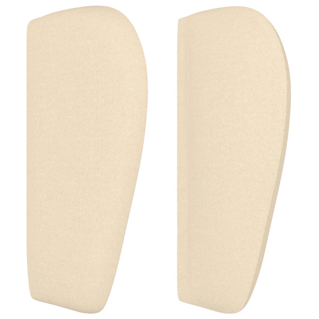Kopfteil mit Ohren Dunkelgrau 83x23x78/88 cm Stoff
