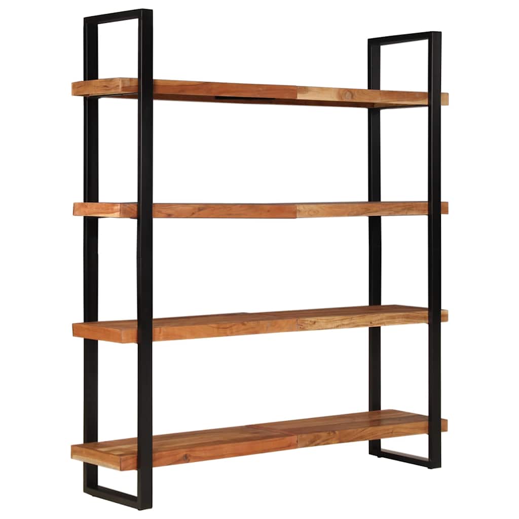 Bücherregal mit 4 Böden 80x40x180 cm Altholz Massiv