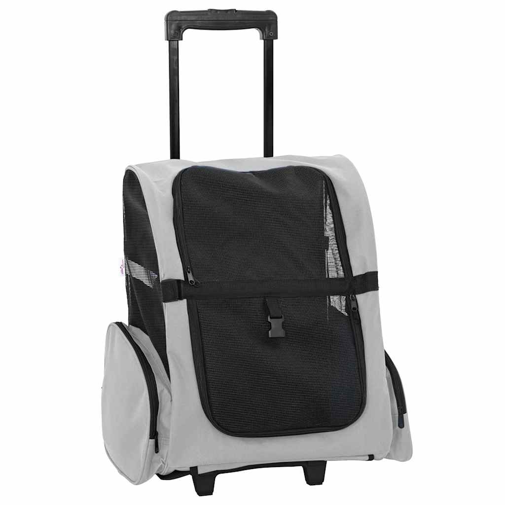 Trolley für Haustiere 3-in-1 Faltbar Beige