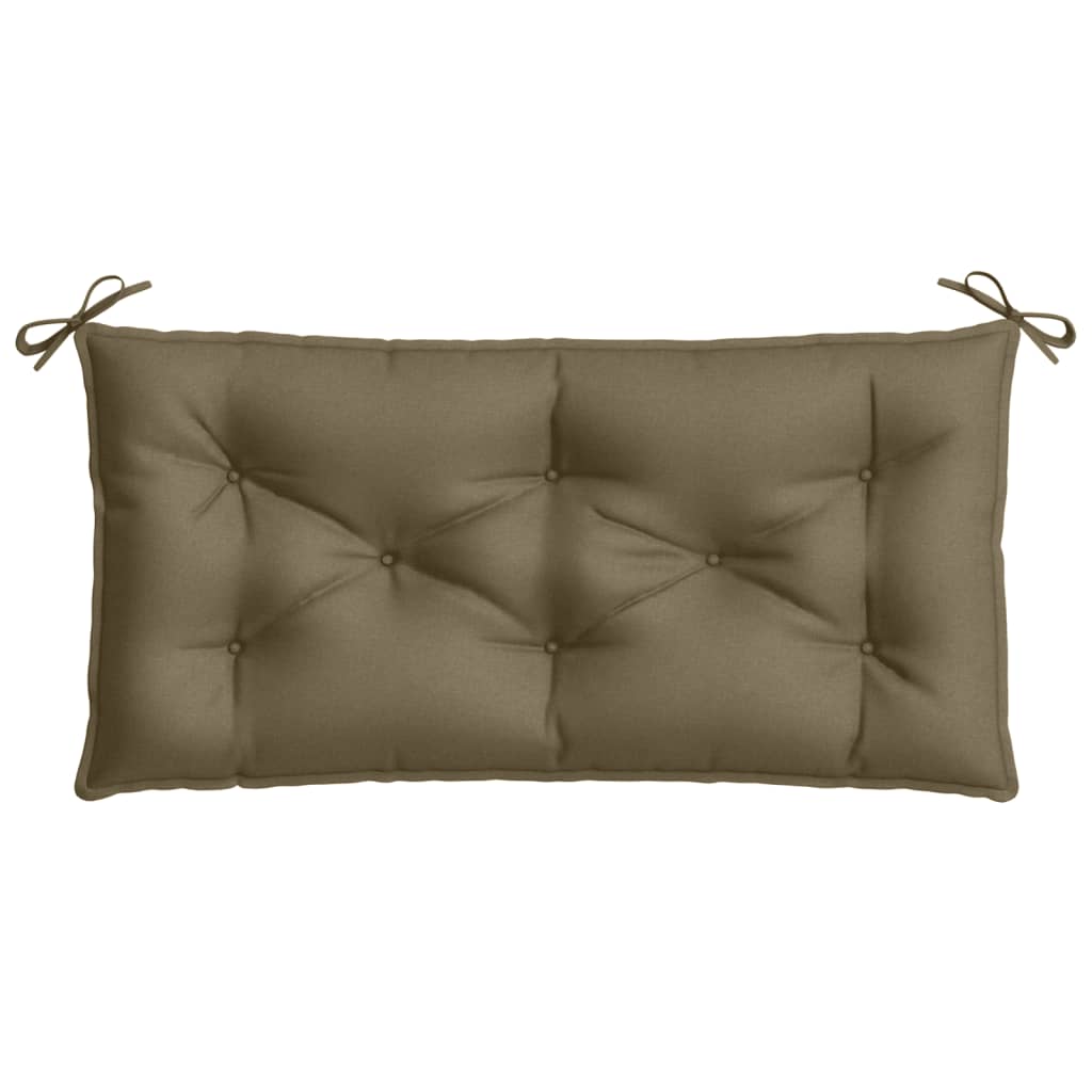 Gartenbank-Auflage Melange Anthrazit 100x50x7 cm Stoff