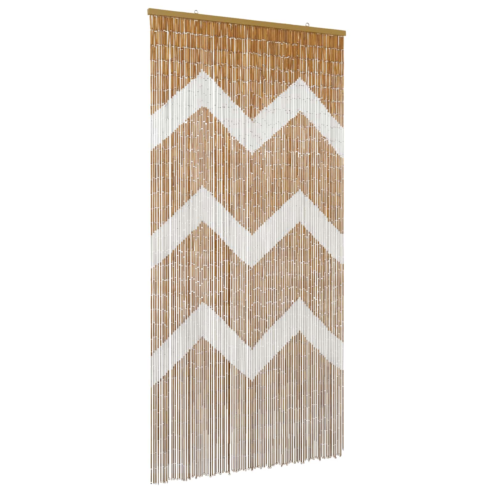 Insekten-Türvorhang Bambus Druck 90x220 cm Bambus