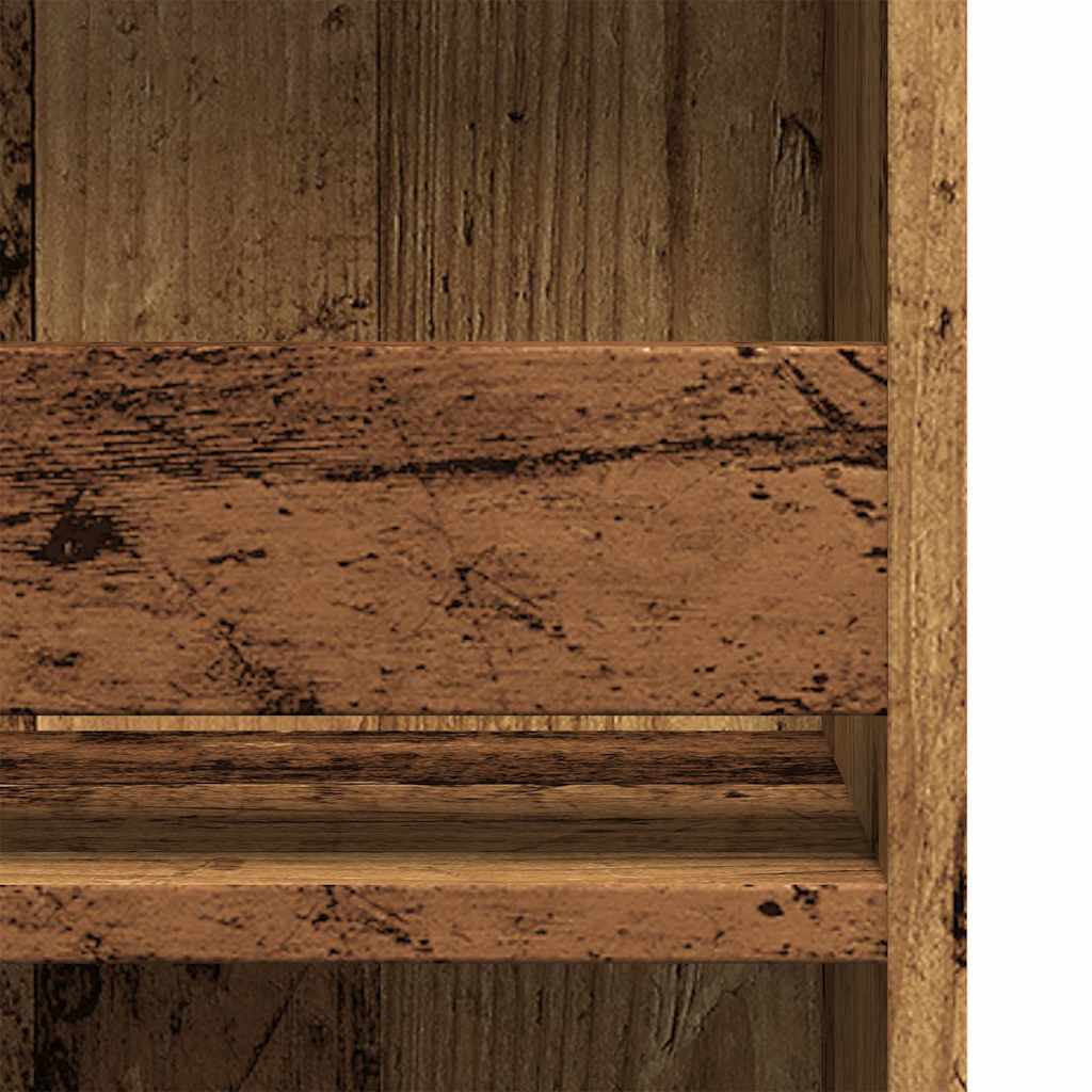 Bartisch mit Ablagefläche Weiß 102x50x103,5 cm Holzwerkstoff
