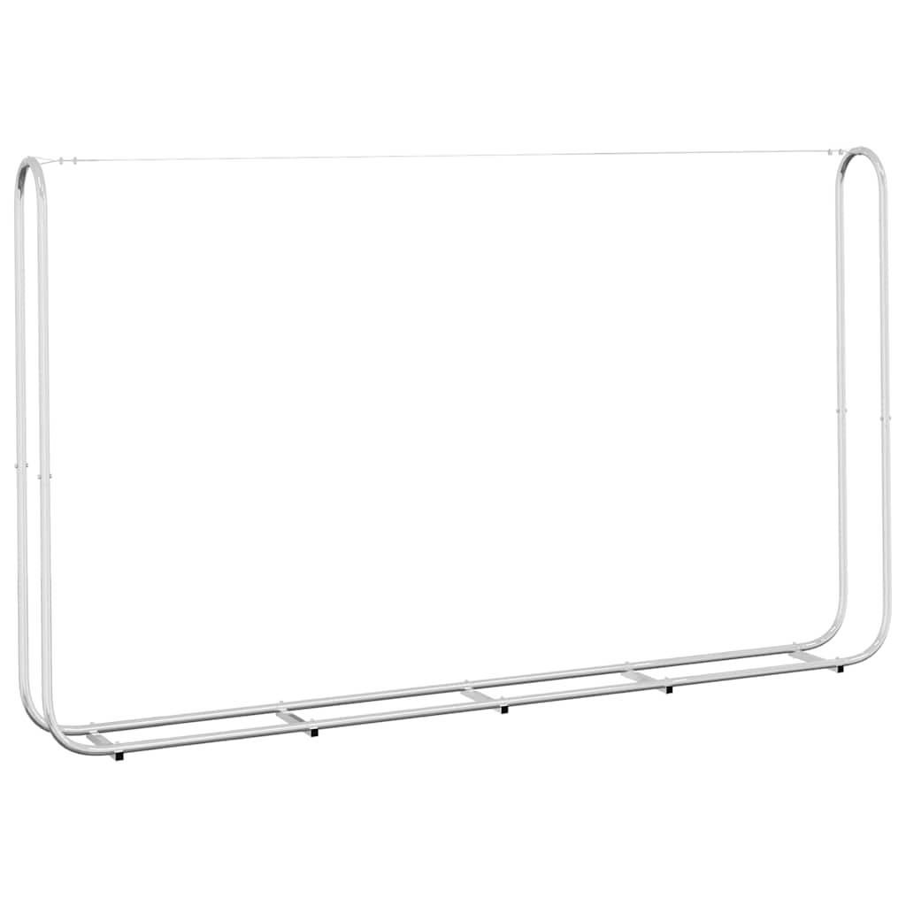 Kaminholzregal 100x25x150 cm Stahl verzinkt
