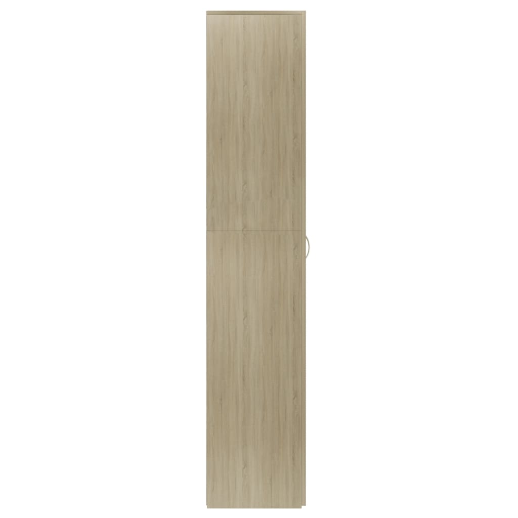 Schuhschrank Weiß 80x35,5x180 cm Holzwerkstoff