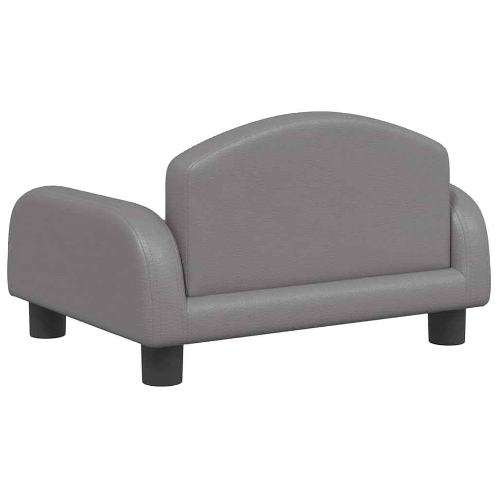 Hundebett Dunkelgrau 70x45x30 cm Stoff