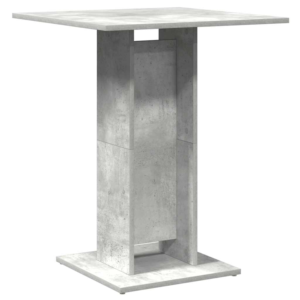 Bistrotisch Weiß 60x60x75 cm Holzwerkstoff