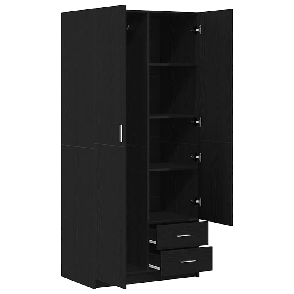 Kleiderschrank Weiß 80x52x180 cm Holzwerkstoff