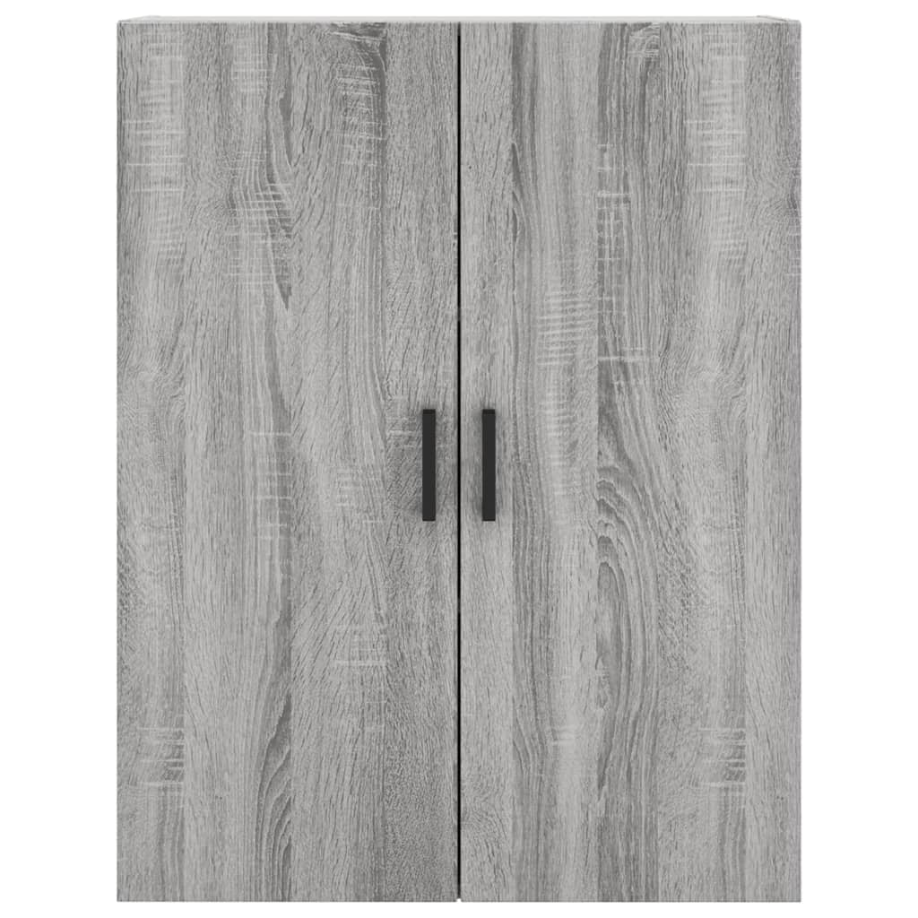 Highboard Betongrau 69,5x34x180 cm Holzwerkstoff
